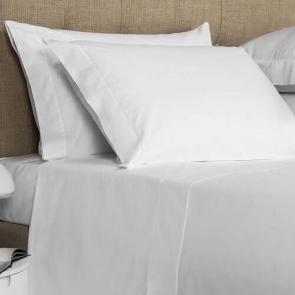 FRETTE LUXURY PERCALE CAL KING 4PC SHEET SET WHITE - Picture 1 of 4